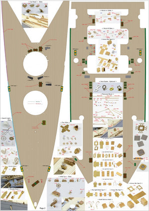 Pontos 23009F1 HMS HOOD 1941 Kit de détails 1/200 – image 18