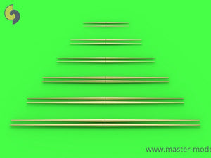 Master SM-700-045 Set of universal yardarms No1 (lengths = 5, 7.5, 10, 12.5, 15, 17.5mm - 2pcs of each) 1/700 – imagen 2