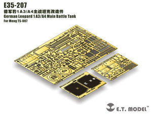 E.T. Model E35-207 German Leopard 1 A3/A4 Main Battle Tank (For Meng TS-007) 1/35