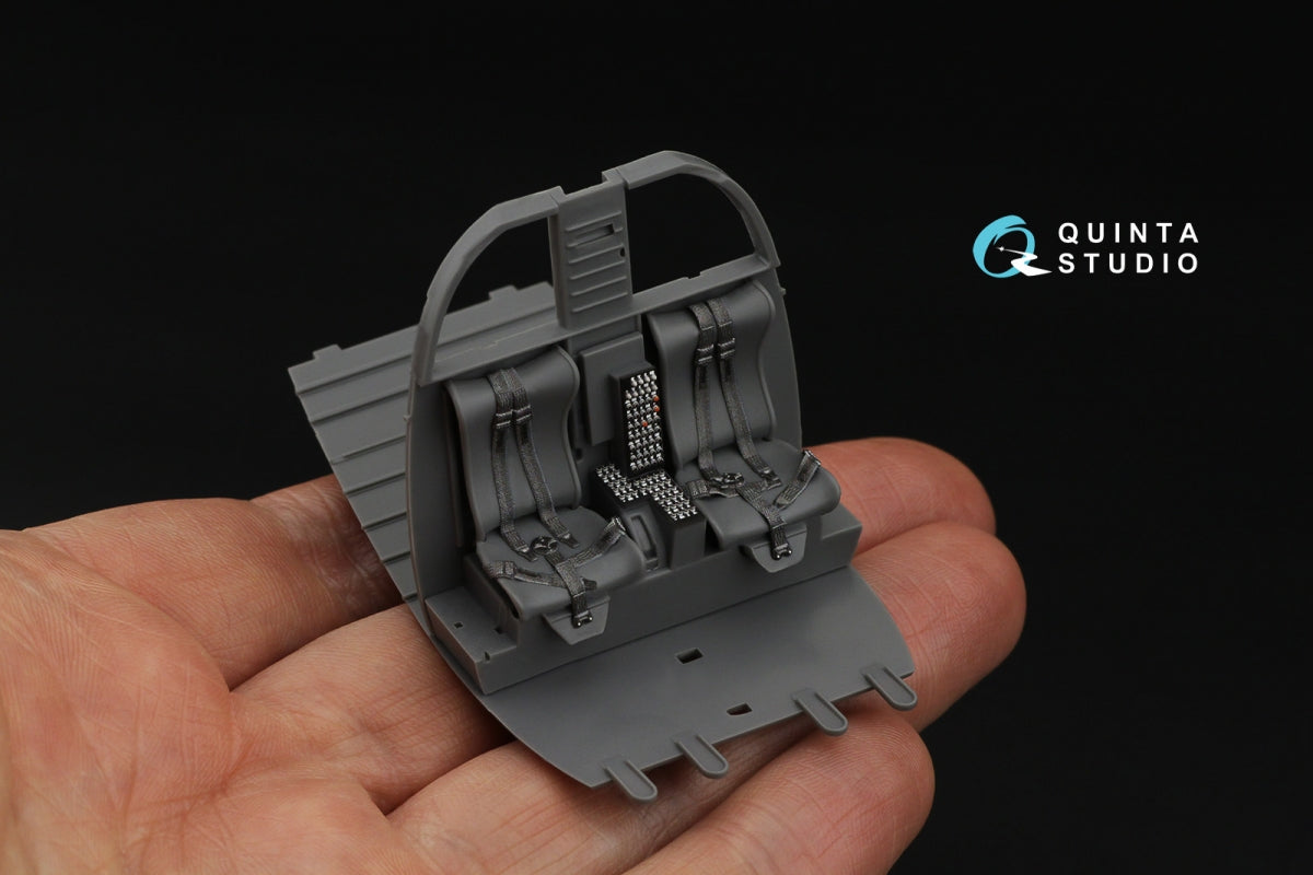 Quinta Studio QD35148 AH-6J/MH-6J 3D-Printed &amp;amp; coloured Interior on decal paper (Kitty Hawk) 1/35 – zdjęcie 9