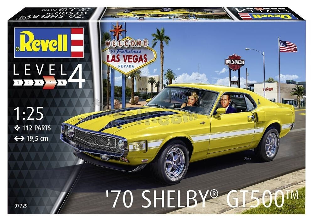 Revell 07729 Shelby Mustang GT500 &amp;#39;70 1/25 – imagen 2