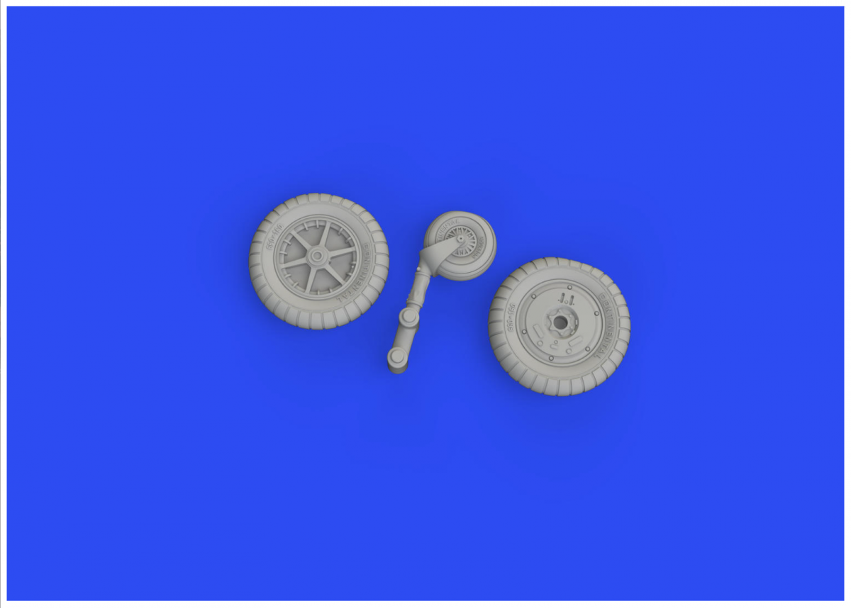 Eduard 648720 Bf 109G-4 wheels EDUARD 1/48 – imagen 3
