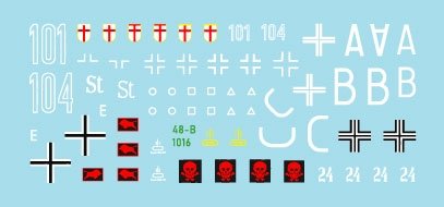 Star Decals 48-B1016 StuG III B 1941-42 # 1. Sturmgeschutz III Ausf B. Eastern front, Balkans and Greece 1/48 – zdjęcie 3