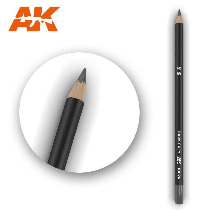 Crayon aquarelle AK Interactive AK10024 GRIS FONCÉ