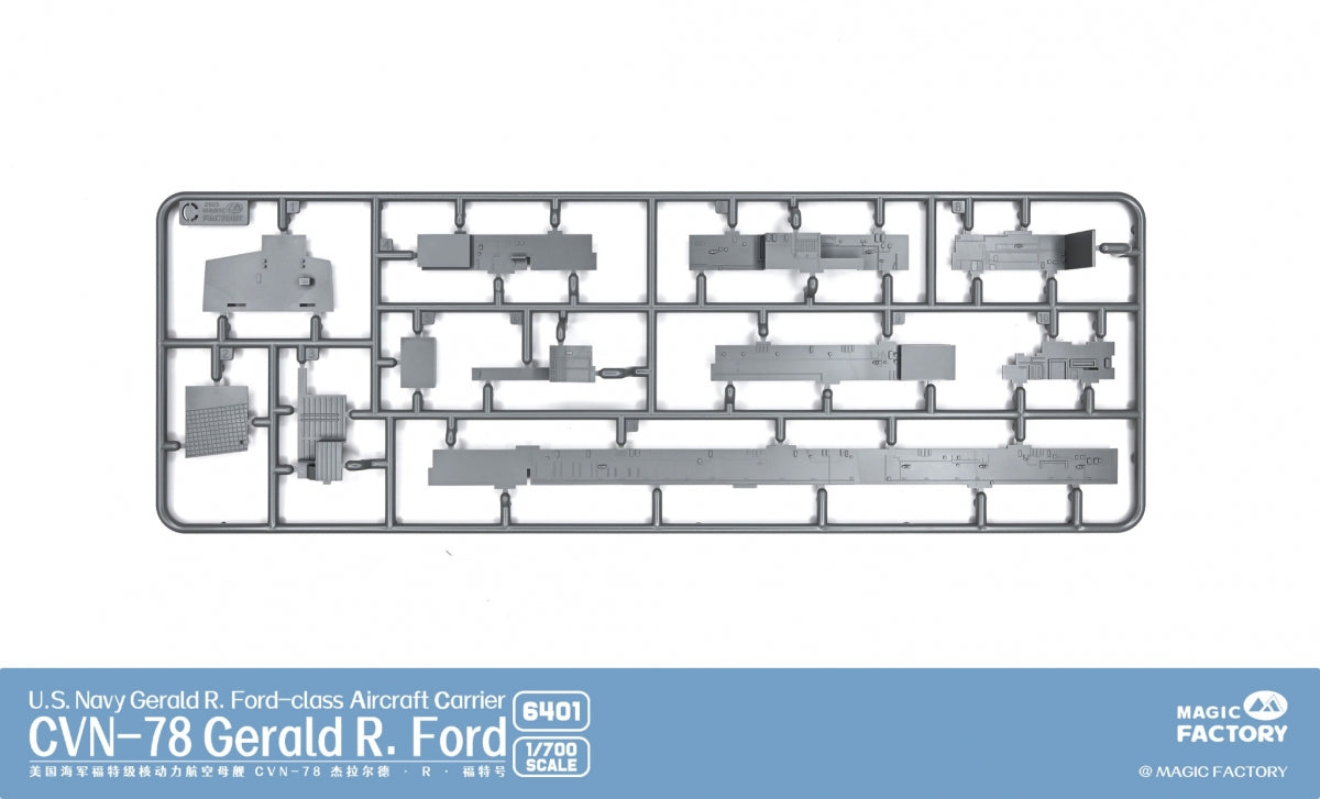 Magic Factory 6401 USS Gerald R. Ford (CVN-78) - Porte-avions de classe Gerald R. Ford de l&amp;#39;US Navy, échelle 1/700 – image 9