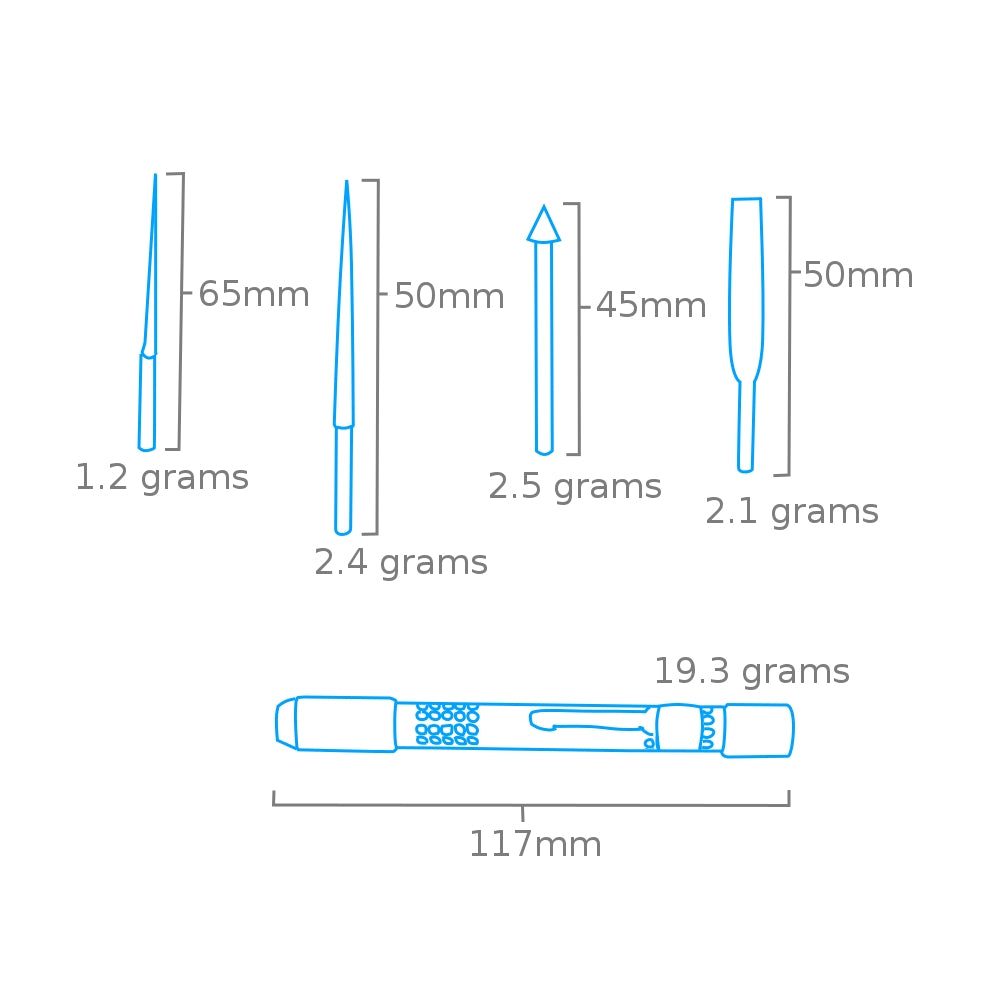 Modelcraft PFL6009 4 Pce Diamond Reamer &amp;amp; File Set – zdjęcie 2