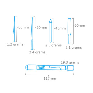 Modelcraft PFL6009 4 Pce Diamond Reamer &amp;amp; File Set – zdjęcie 2