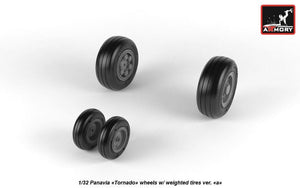 Armory Models AW32501a Panavia Tornado wheels, w/ tyres type “a” (DL) 1/32 – imagen 4