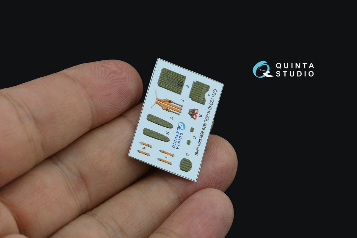 Quinta Studio QR+72036 K-36L (late) ejection seat (for Su-25/Su-25SM aircraft since 2008) (All kits) 1/72 – immagine 5