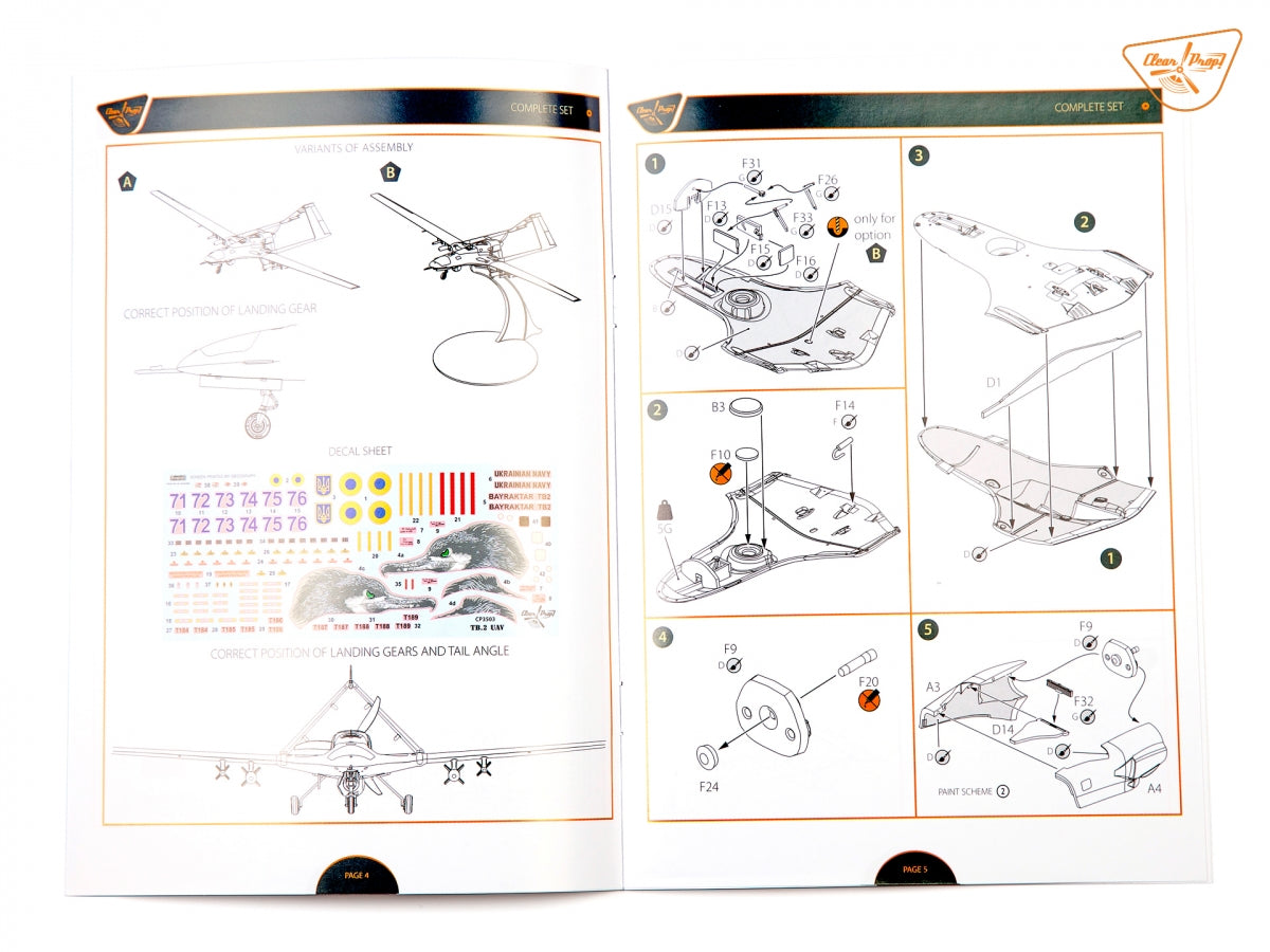 Clear Prop! Kit de démarrage pour drone CP3503 TB.2 de la marine ukrainienne au 1/35 – image 23