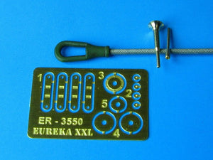 Eureka XXL ER-3550 Towing cable and aerial base for T-90 Russian MBT 1/35 – zdjęcie 4