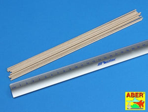 Aber WR2 Wood round rods 2,00 mm lenght 250 mm x 10 pcs. – imagen 2