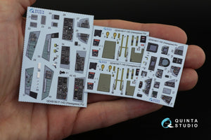 Intérieur imprimé en 3D et coloré sur papier décalcomanie Quinta Studio QD48180 F-14D (Hasegawa) 1/48 – image 7