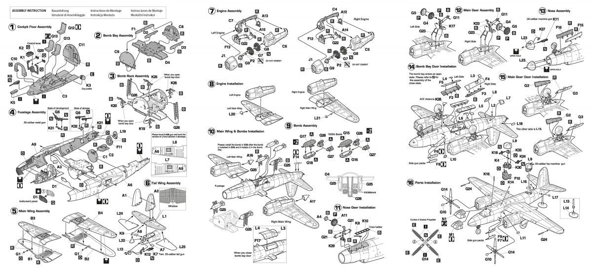 Hobby 2000 72057 B-26B/C Marauder ( HASEGAWA + CARTOGRAF + MASKI ) 1/72 – imagen 3