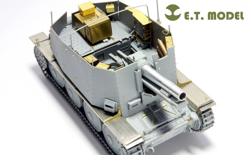 ET Modèle E35-005 Seconde Guerre mondiale allemand Sd.Kfz.138/1 Ausf.H 15cm sIG33/1 « Grille » (Pour DRAGON 6470) (1/35) – image 2