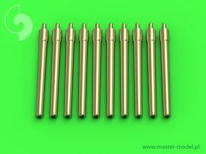 Master SM-700-043 British 12&amp;quot;/45 (30.5 cm) Mark X barrels (10pcs) - Lord Nelson, Dreadnought, Bellerophon, Invincible and Indefatigable classes 1/700