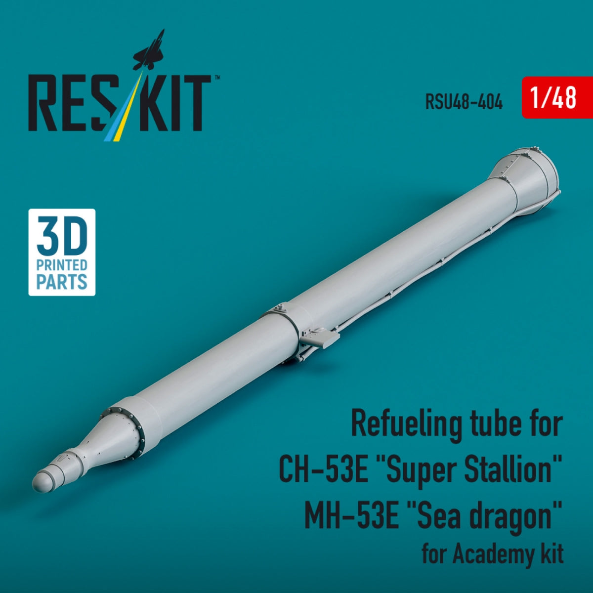 RESKIT RSU48-0404 Refueling tube for CH-53E "Super Stallion", MH-53E "Sea dragon" for Academy kit (3D printed) 1/48