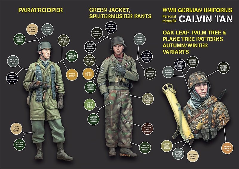 AK Interactive AK11759 SIGNATURE SET – CALVIN TAN 3G COLORS 3GEN SET 18x17 ml – immagine 4