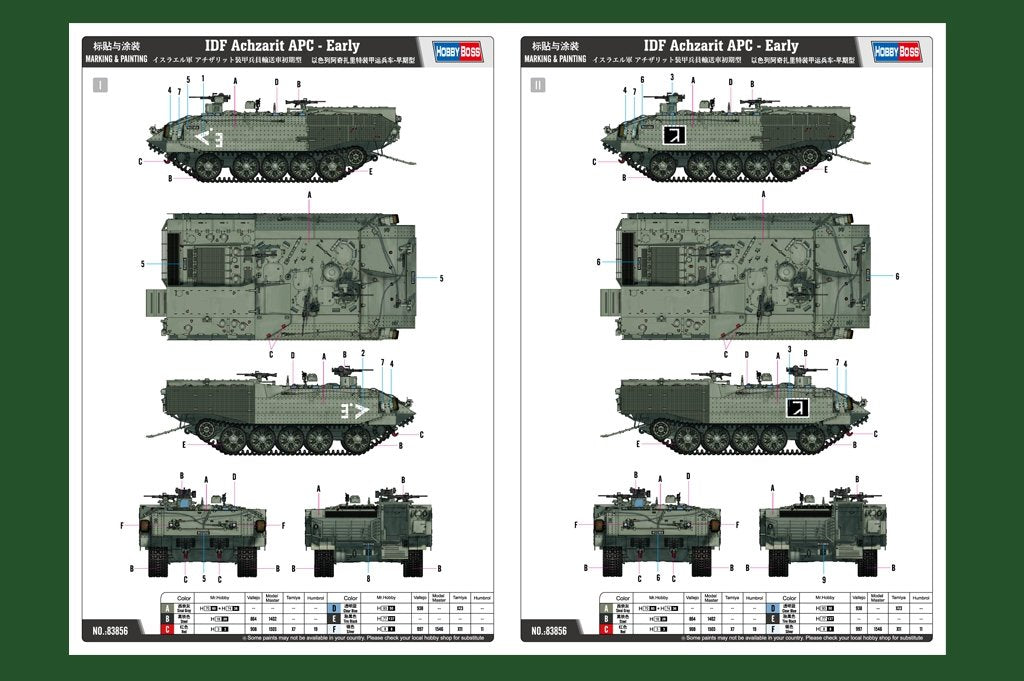 Hobby Boss 83856 IDF ACHZARIT 1/35 – zdjęcie 2