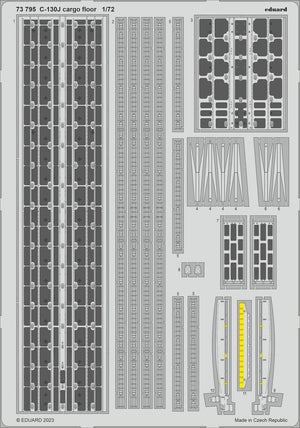 Eduard 73795 C-130J cargo floor ZVEZDA 1/72