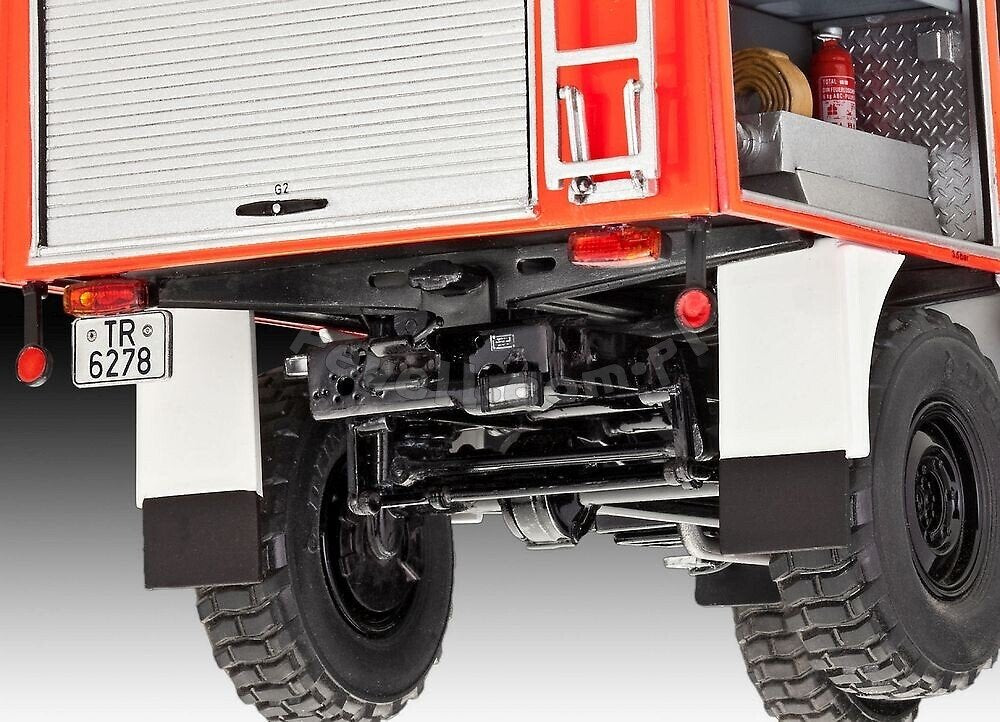 Revell 07512 Mercedes-Benz Unimog U1300L TLF 8/18 1/24 – Bild 9