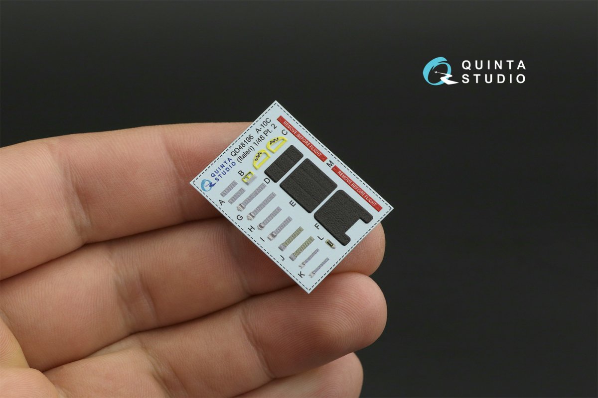 Quinta Studio QD48196 A-10C 3D-Printed &amp;amp; coloured Interior on decal paper (for Italeri ) 1/48 – imagen 14