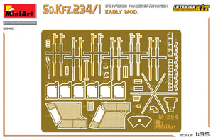 MiniArt 35410 Sd.Kfz.234/1 Schwerer Panzerspahwagen. EARLY MOD. INTERIOR KIT 1/35 – Bild 2