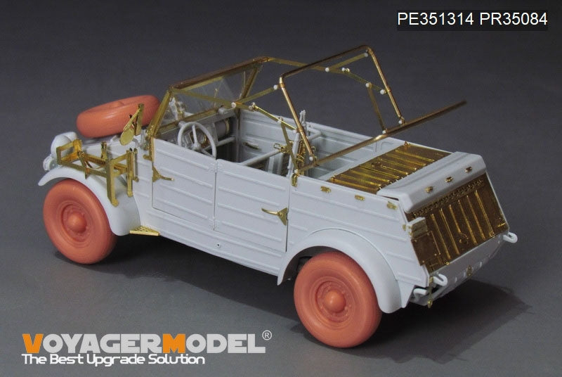 Voyager Model PE351314 WWII German Kubelwagen Type 82 Africa Troop Version Upgrade Set For MENG VS-015 1/35 – imagen 10