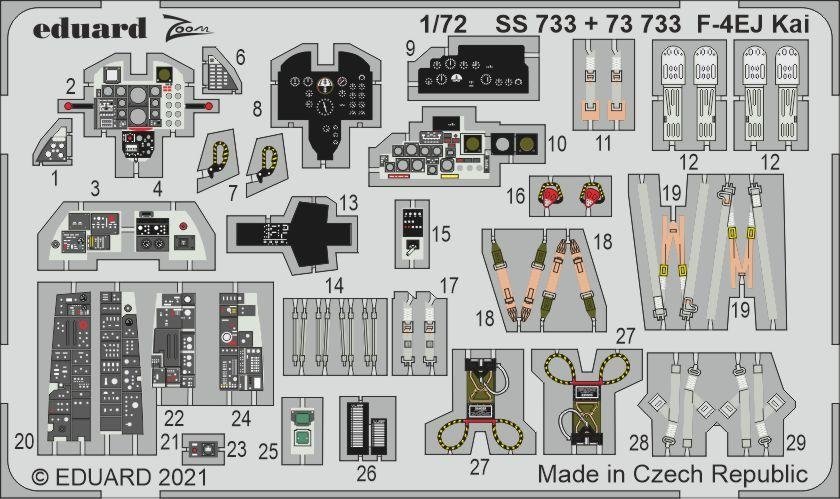 Eduard 73733 F-4EJ Kai for FINE MOLDS 1/48 – imagen 2