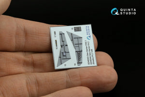 Intérieur imprimé en 3D et coloré sur papier décalcomanie (Kinetic) Quinta Studio QD48343 Sea Harrier FRS.1 1/48 – image 5
