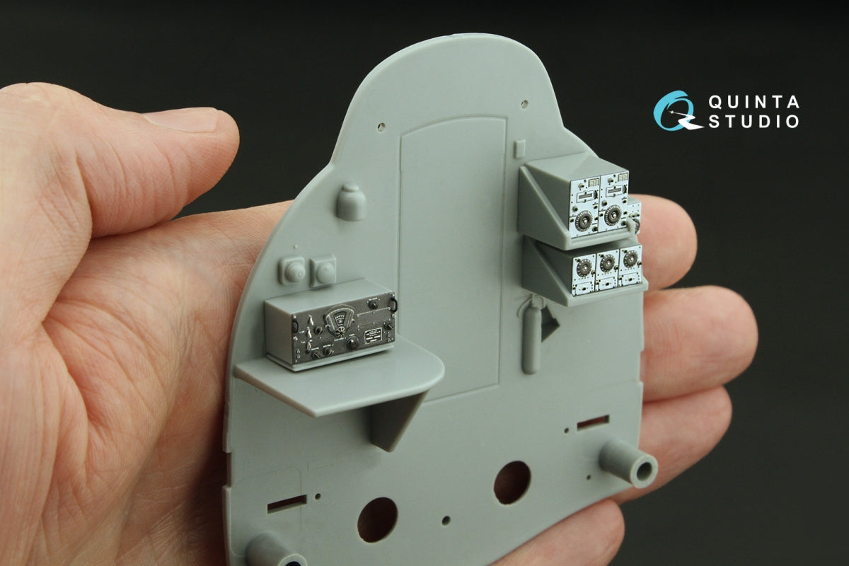 Quinta Studio QD32234 Boeing B-17E/F Radio operator&amp;#39;s compartment. 3D-Printed coloured Interior on decal paper (HK models) 1/32 – immagine 11