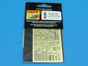Aber 35A004 Uchwyty do niemieckich narzędzi do 1945 1/35 – imagen 3