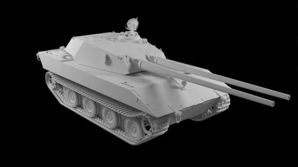 Modelcollect UA-35028 First of War, German E100 super havy tank,Ausf.G. 105mm twin guns 1/35 – imagen 3