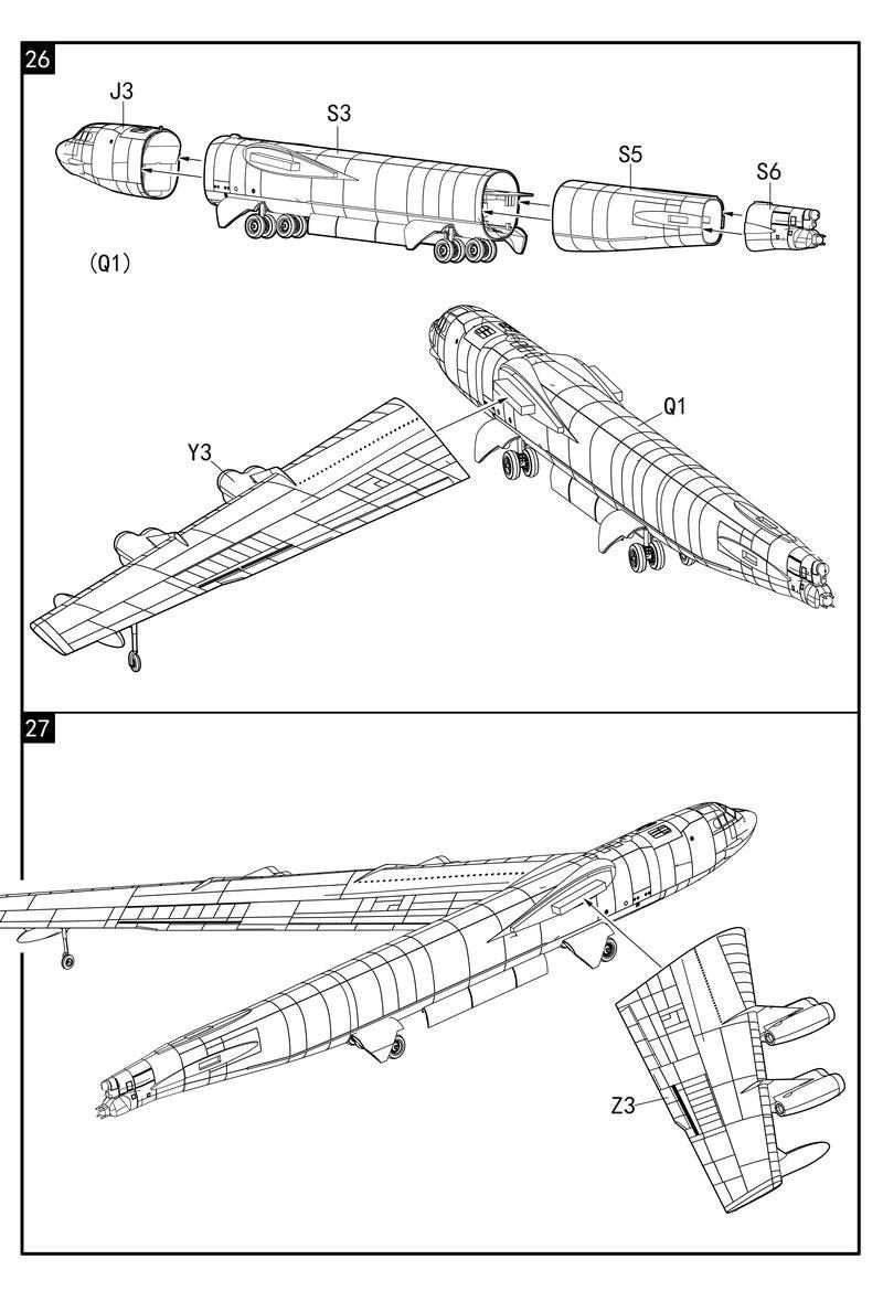 Modelcollect UA72210 B-52G Early Type 1967-1972 in Linebacker II Vietnam war 1/72 – imagen 6