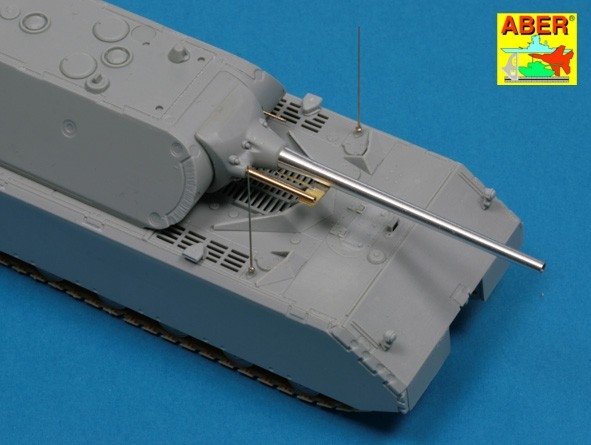 Aber 72L-51 Zestaw 2 Luf do niemieckiego ciężkiego czołgu MAUS / Set of 2 barrels for German Heavy Tank MAUS 1/72 – Bild 5