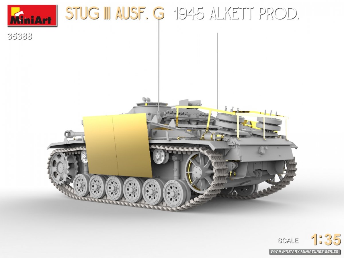 MiniArt 35388 STUG III AUSF. G 1945 ALKETT PROD. 1/35 – imagen 10