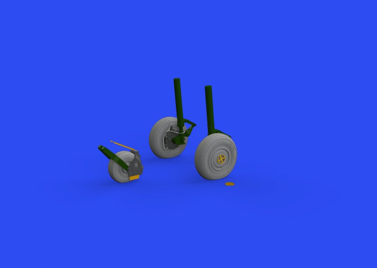 Eduard 648653 Su-27 wheels GREAT WALL HOBBY 1/48