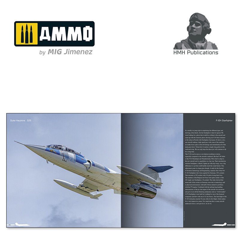 HMH Publications DH-025 Lockheed F-104 Starfighter Flying in Air Forces around the World ( English version ) – immagine 3