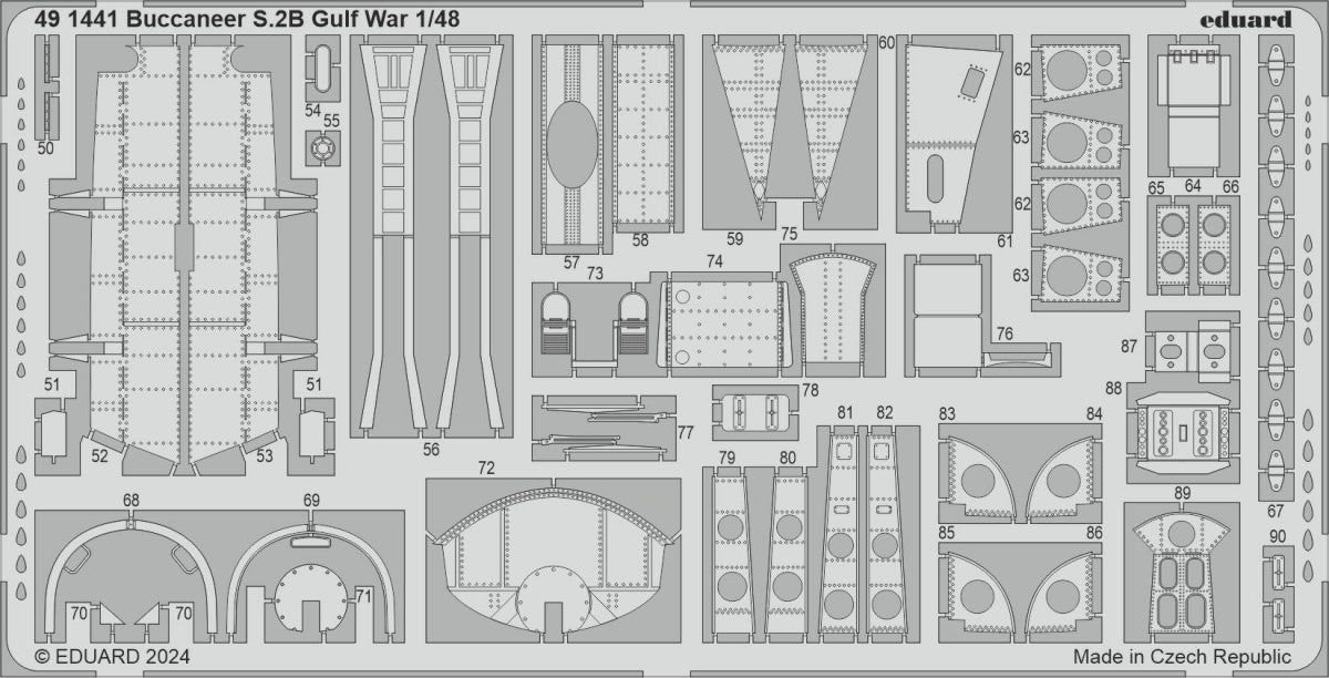 Eduard BIG49415 Buccaneer S.2B Gulf War AIRFIX 1/48 – Bild 3