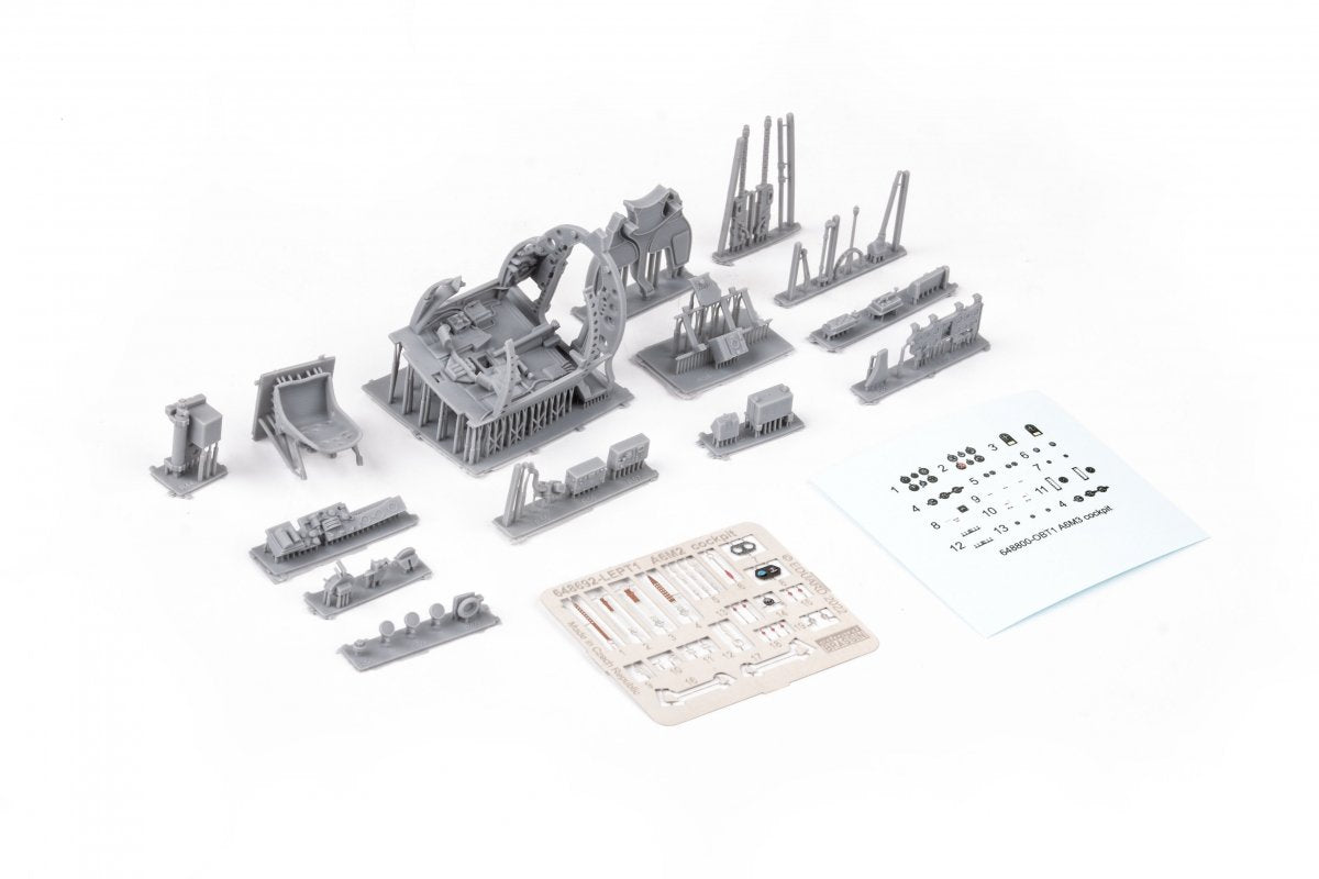Eduard 648800 A6M3 cockpit PRINT EDUARD 1/48 – immagine 7