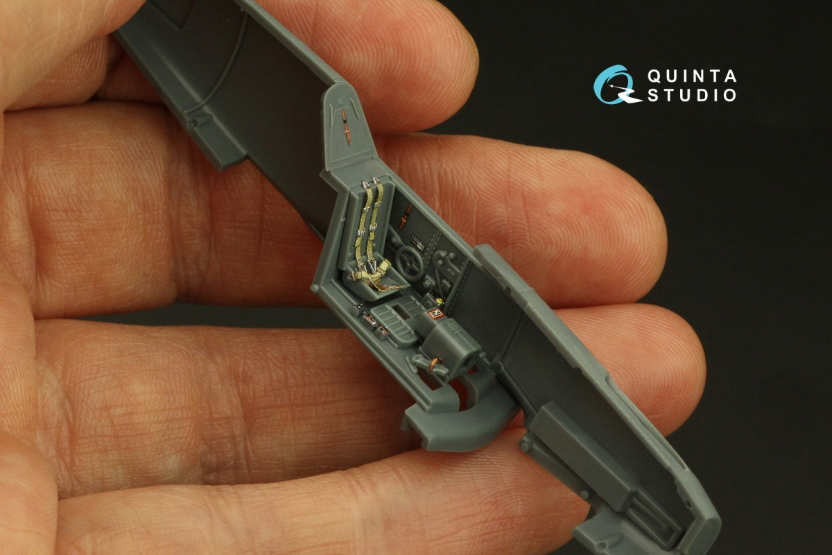 Quinta Studio QD72102 BF 109F-2/4 3D-Printed &amp;amp; coloured Interior on decal paper (Eduard) 1/72 – imagen 10