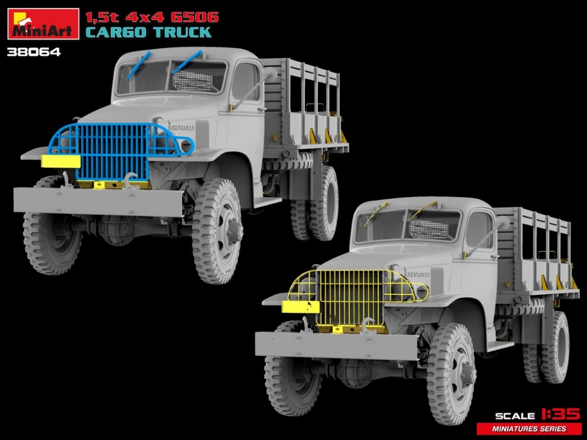 MiniArt 38064 1,5t 4×4 G506 CARGO TRUCK 1/35 – imagen 11
