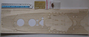 Wood Hunter W35038 Wood deck IJN Yamato for Tamiya 78014 1/350 – immagine 2