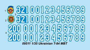 Trumpeter 09511 Ukrainian T-84 MBT 1/35 – imagen 3
