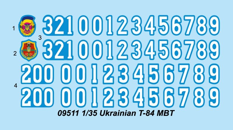 Trumpeter 09511 Ukrainian T-84 MBT 1/35 – imagen 3