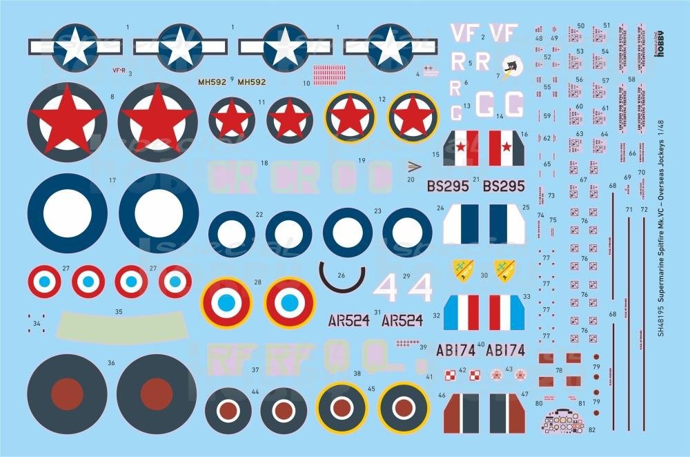 Special Hobby 48195 Supermarine Spitfire Mk. VC &amp;#39;Overseas Jockeys&amp;#39; 1/48 – immagine 7