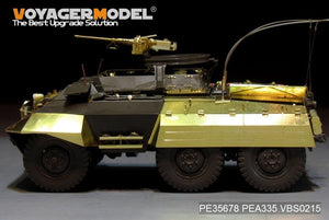 Voyager Model PEA335 WWII US M8/M20 armored car side skirts/stowage bins (For TAMIYA 35228 35234) 1/35 – immagine 3