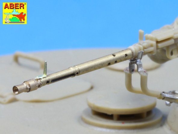 Aber 35L-098 Ensemble de 2 canons pour mitrailleuse de char allemande MG 34 avec Panzermantel (1/35) – image 5