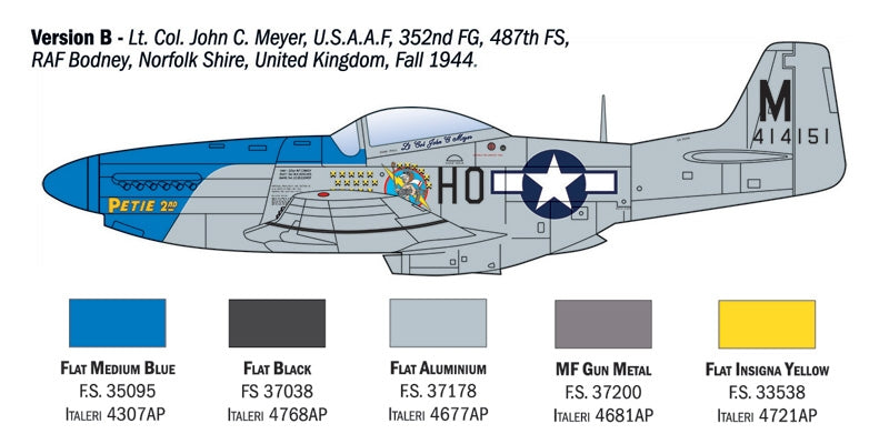 Italeri 1484 P-51D Mustang Aces 1/72 – zdjęcie 4