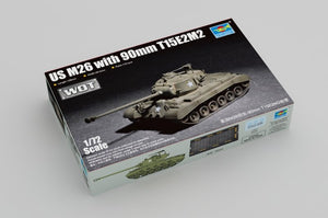 Trumpeter 07170 US M26 with 90mm T15E2M2 1/72 – imagen 2